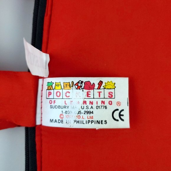 Vintage Disney Mickey Mouse Press n Dress Pockets of Learning 90s NICE! - Picture 4 of 6